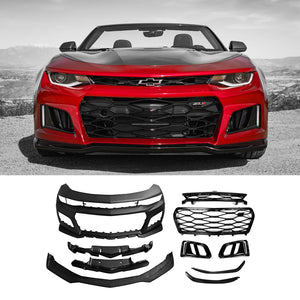 Parachoques delantero estilo Chevrolet Camaro/ZL1 2019-2023 para modelos LT/LS/SS