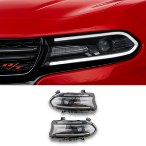 Pair 2015-2023 Dodge Charger HID / Xenon LED Headlights