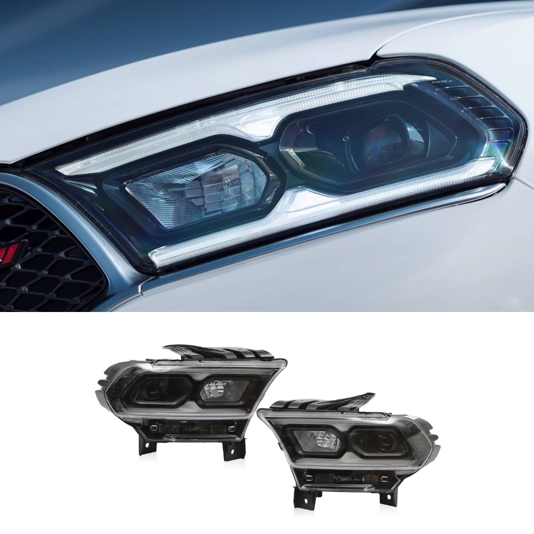 Compatible con Dodge Durango HID 2014-2023 / Conjunto de faros delanteros con bombillas / Estilo 2021-2023
