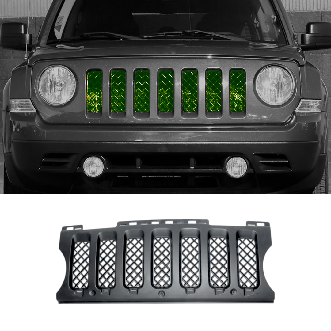 2011–2017 Jeep Patriot / OEM Style Radiator Insert Grille