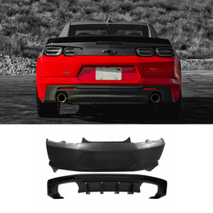 Parachoques trasero estilo Chevrolet Camaro/ZL1 2019-2023 con difusor