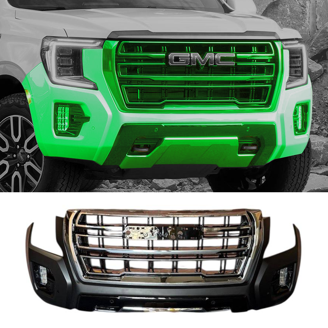 2021-2023 GMC Yukon / AT4 Style Front Bumper Assembly
