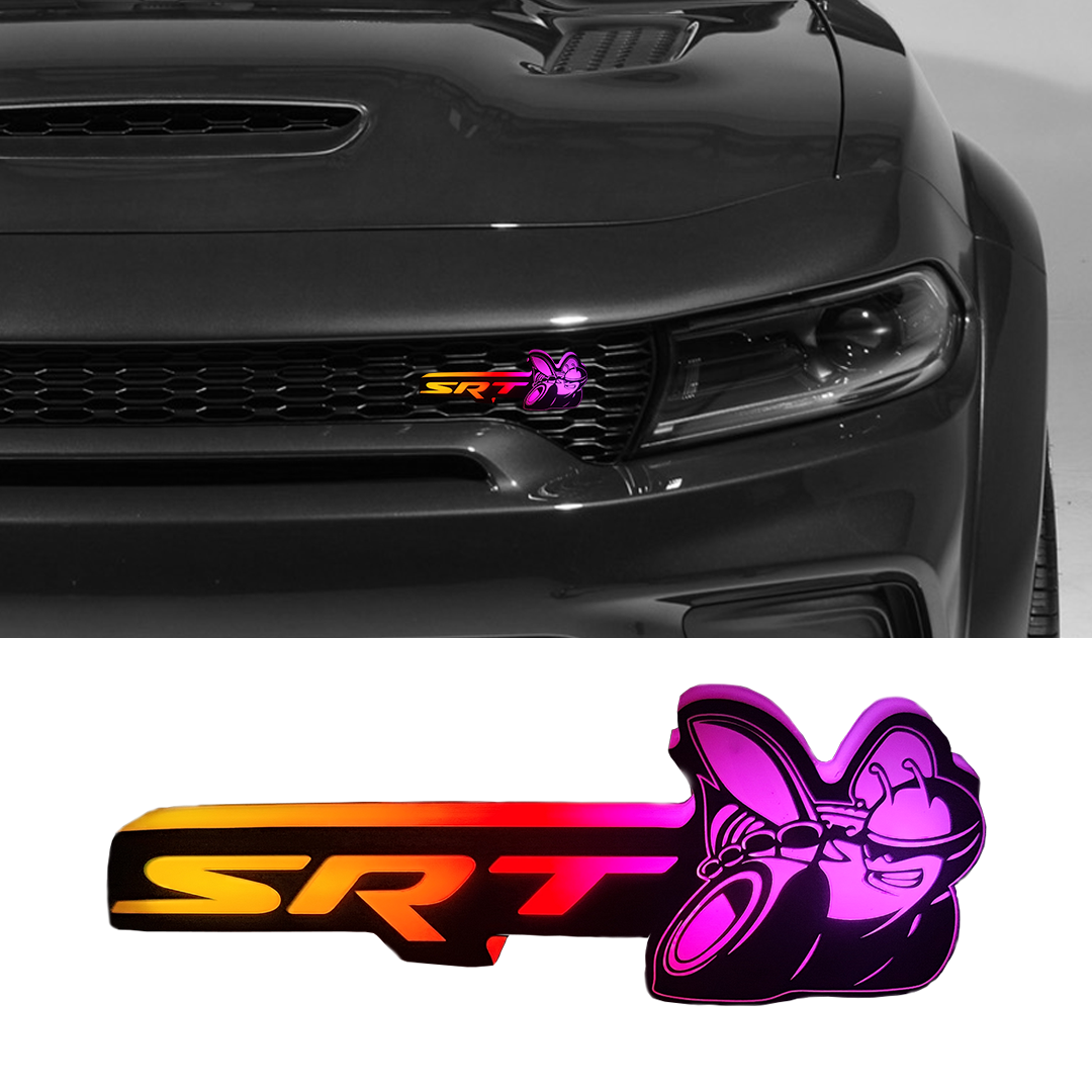 2008-2023 SRT Super Bee Emblem Logo / RGBW Flow Series LED Badge