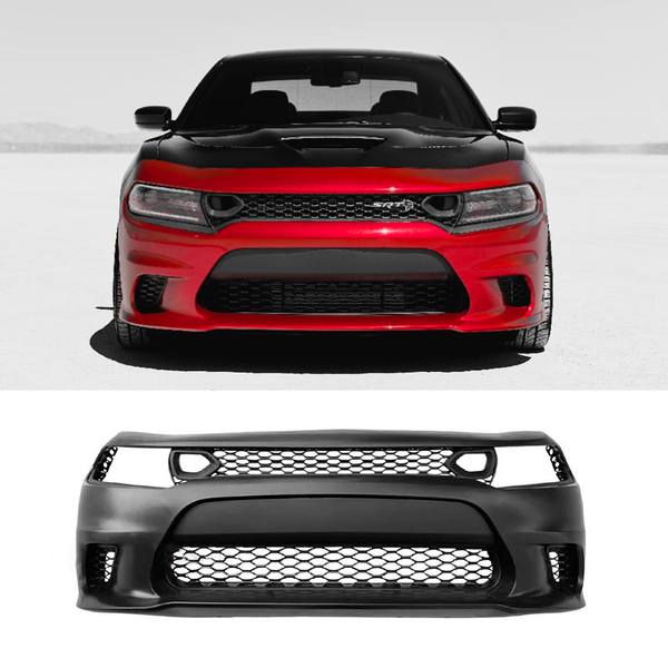 2015-2023 Dodge Charger / SRT-8 Hellcat Style Front Bumper + Air Duct