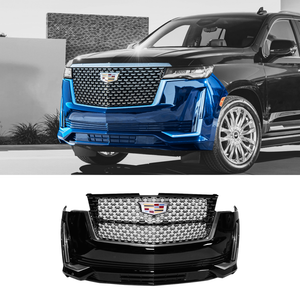 Conjunto de parachoques delantero de lujo premium para Cadillac Escalade 2021-2024