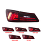 2006-2012 Lexus IS250 IS350 / LED Taillights with Amber Turn Signal