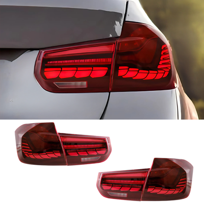 2012-2019 BMW 3Series F30 F80 M3 / GTS Style LED Taillights with Sequential Turn Signals