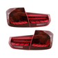 2012-2019 BMW 3Series F30 F80 M3 / GTS Style LED Taillights with Sequential Turn Signals