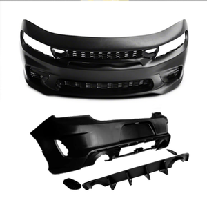 Kit de carrocería de parachoques delantero y trasero estilo Dodge Charger 21+SRT 2015-2023