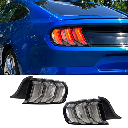 2015-2023 Ford Mustang / LED Taillights w/5 Modes Turn Signals