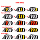 2015-2023 Ford Mustang / LED Taillights with 5 Modes Turn Signals