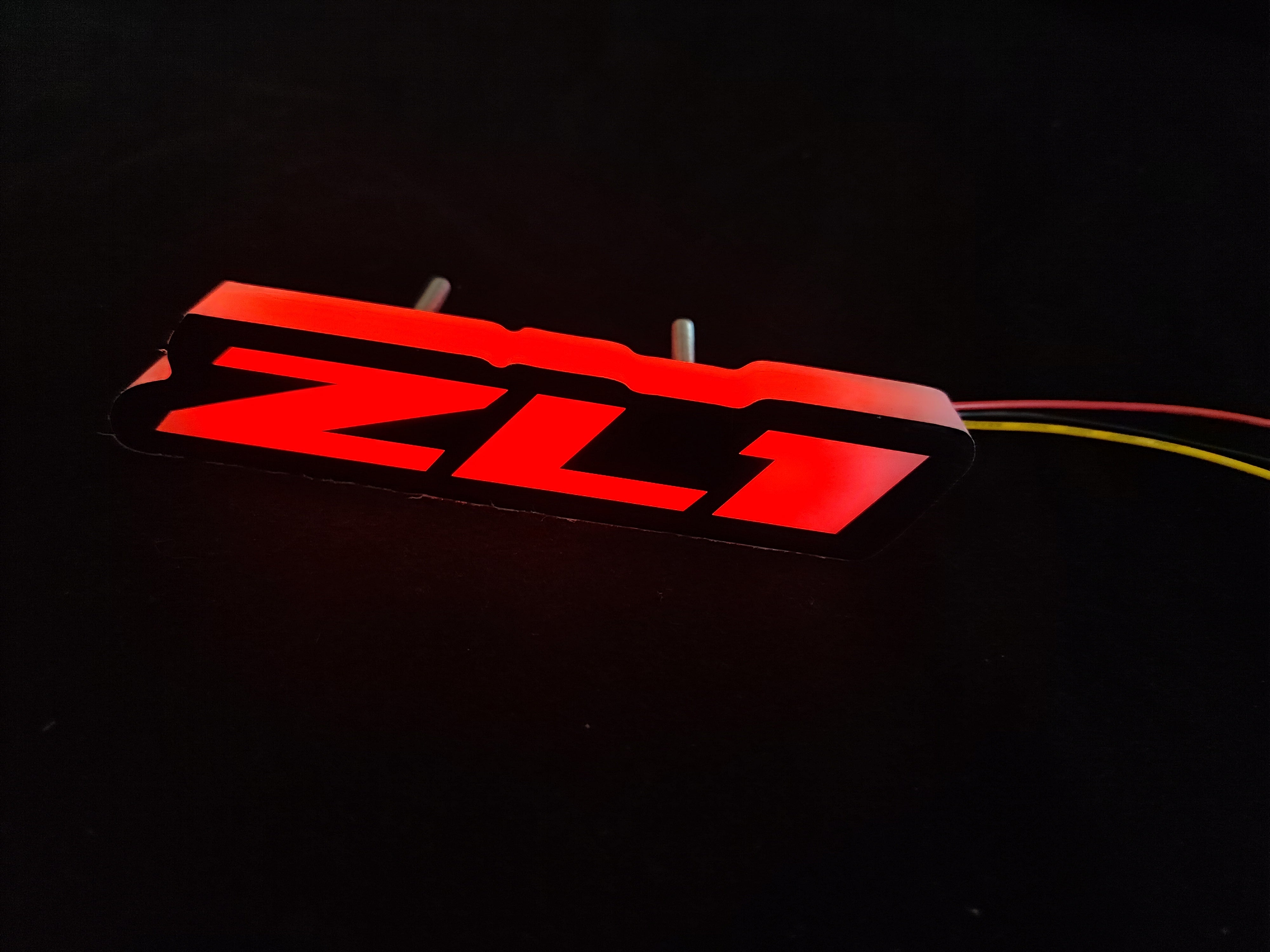 Chevrolet ZL1 Emblem Logo RGBW Flow Series LED Badge