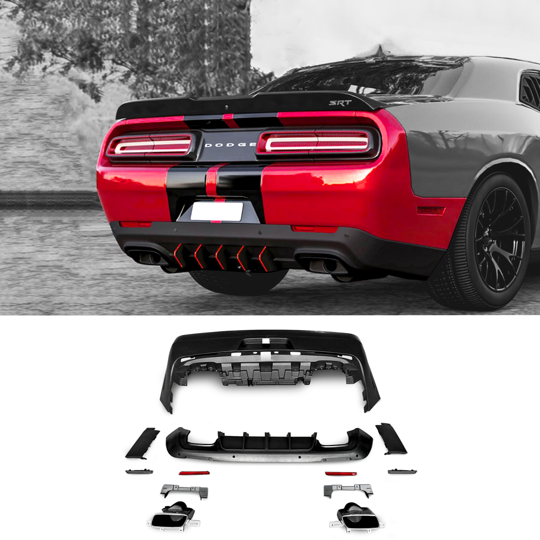 20082014 Dodge Challenger / OEM 2015+ style Rear Bumper