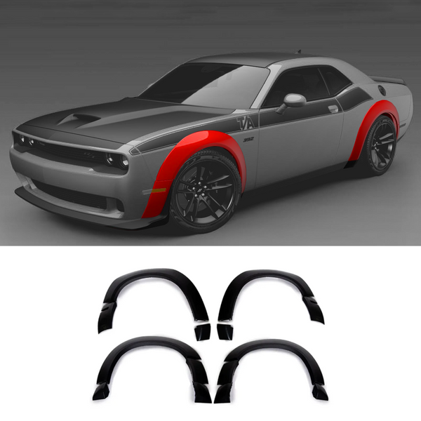 Juego De Guardabarros Interior Delantero Para Dodge Challenger 2008-2014 (par Izquierda Y Derecha)
