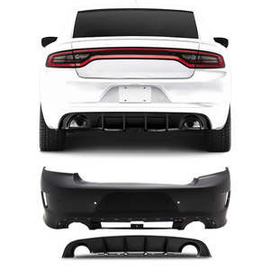 2015-2023 Dodge Charger / SRT Style Rear Bumper with Diffuser