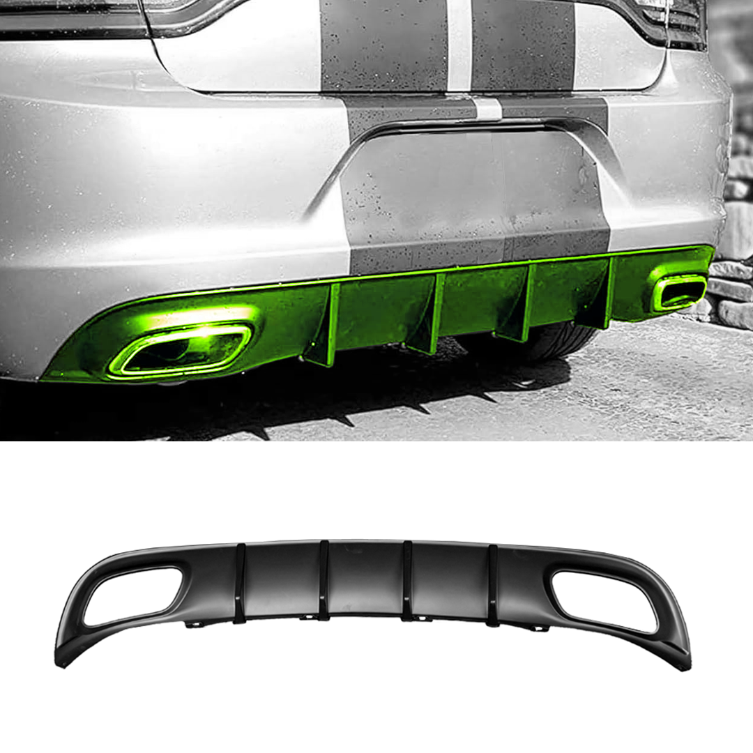 2015-2023 Dodge Charger / Rock Style Rear Diffuser For Standard Bumper