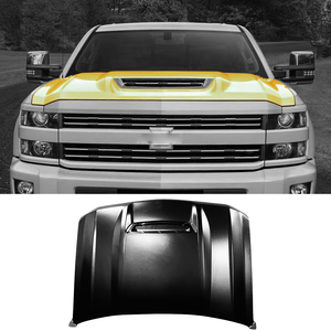 2017 - 2019 Chevrolet Silverado 2500 HD / Demon Style w/One Scoop Aluminum Hood