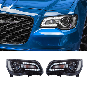 Fits 2011-2023 Chrysler 300 / Halogen Headlights with LED DRL