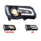 Fits 2011-2023 Chrysler 300 / Halogen Headlights with LED DRL