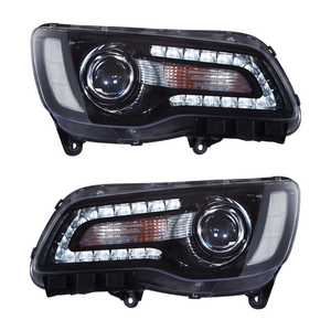 Fits 2011-2023 Chrysler 300 / Halogen Headlights with LED DRL