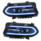 Pair 2015-2023 Dodge Charger / Headlights with LED RGB Style