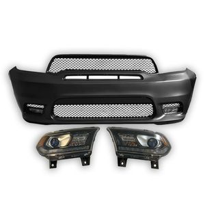2014-2020 Dodge Durango / SRT Hellcat Style Front Bumper W/Fog Lights and Headlight Kit