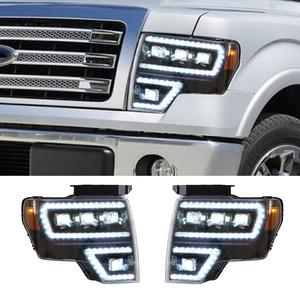 Pair 2009-2014 Ford F-150 / LED Projector Headlights
