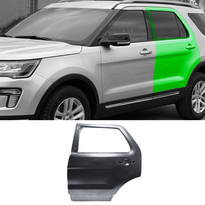 2011–2019 Ford Explorer / OEM Style Steel Left Rear Door