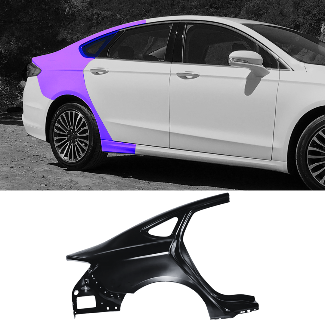 2013–2020 Ford Fusion / OEM Style Steel Right Quarter Panel