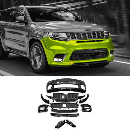 2018-2021 Jeep Grand Cherokee / SRT Style Front Bumper Assembly