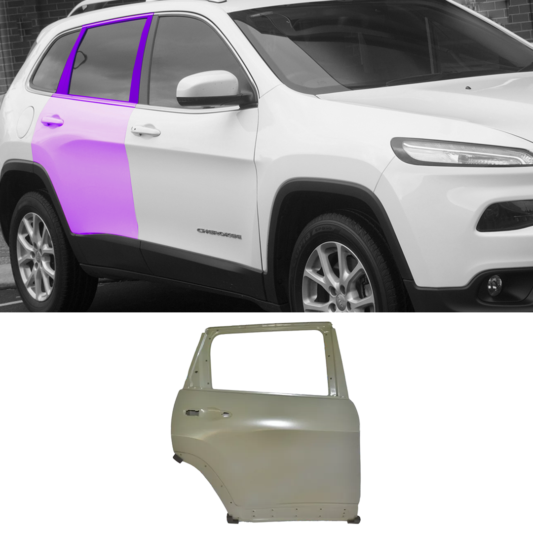 2014–2021 Jeep Cherokee / OEM Style Steel Right Rear Door