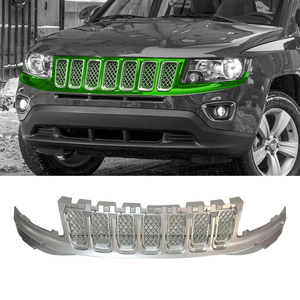 2011–2016 Jeep Compass / OEM Style Gray Upper Grille Insert