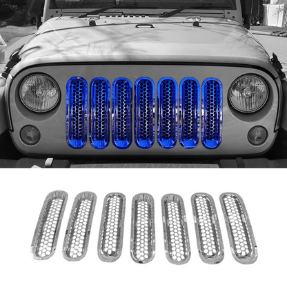 2008–2017 Jeep Wrangler JK / Bright Chome Circle of Grille