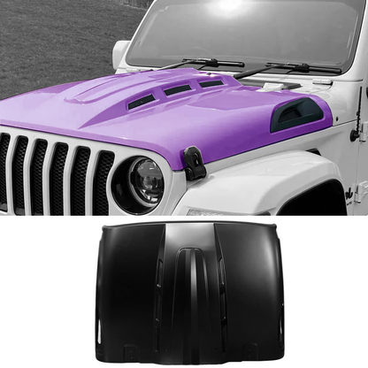 2018-2024 Jeep Wrangler JL / Avenger Offroad Style Steel Hood