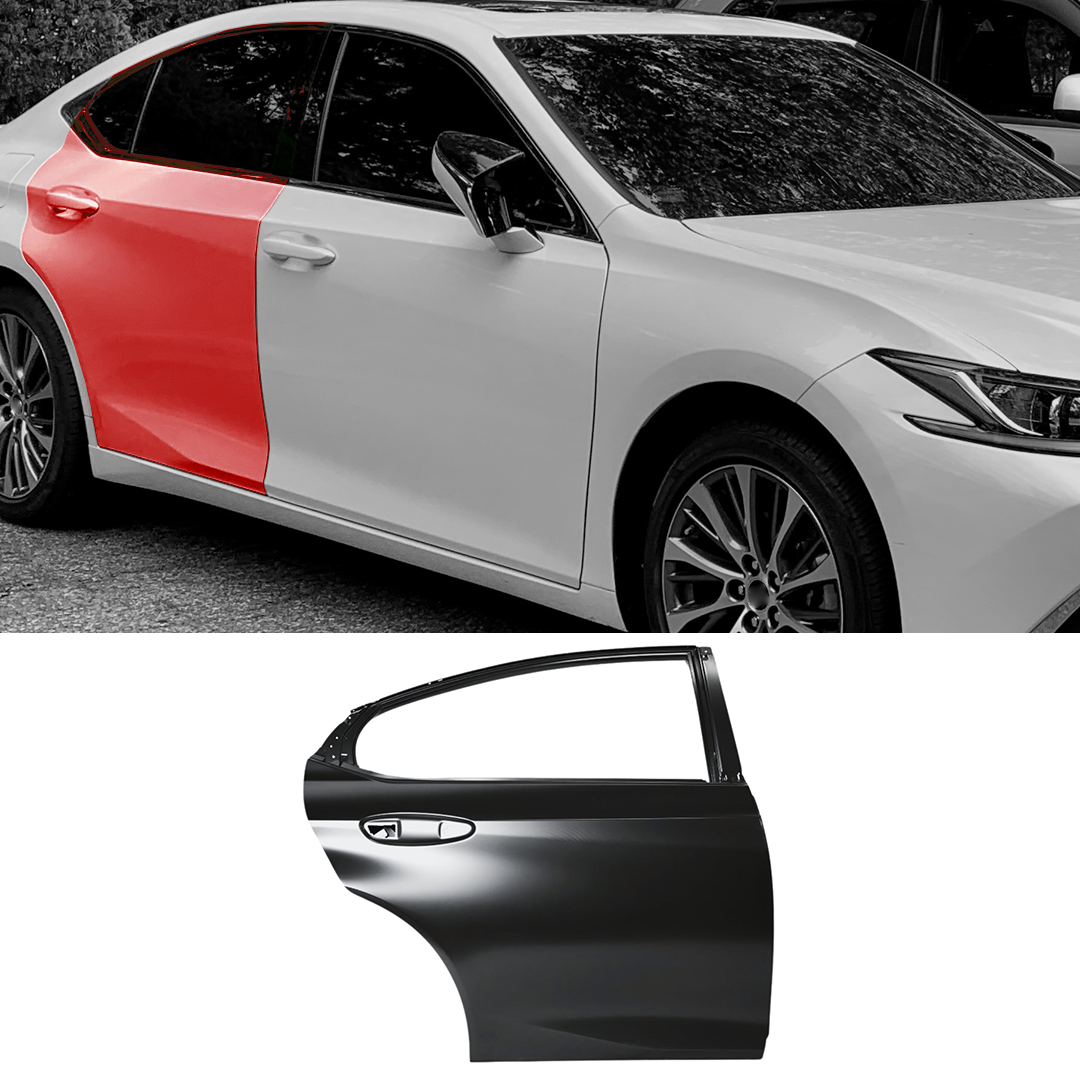 2019–2024 Lexus ES / OEM Style Steel Right Rear Door