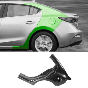 2013–2018 Mazda 3 / OEM Style Steel Left Quarter Panel