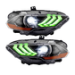 Pair 2018-2023 Ford Mustang / LED Headlights w/ RGB DRL