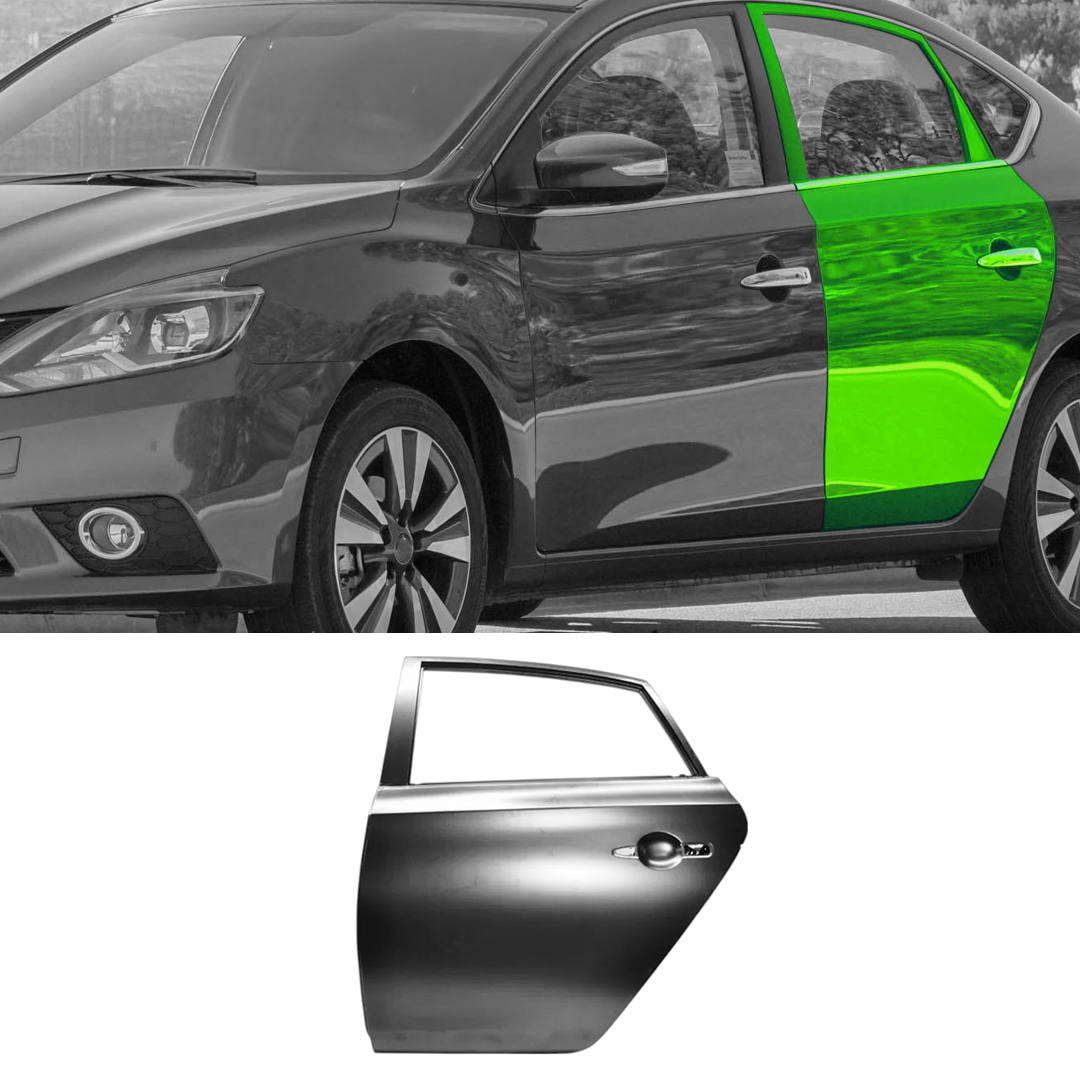 2013–2018 Nissan Sentra / OEM Style Steel Left Rear Door