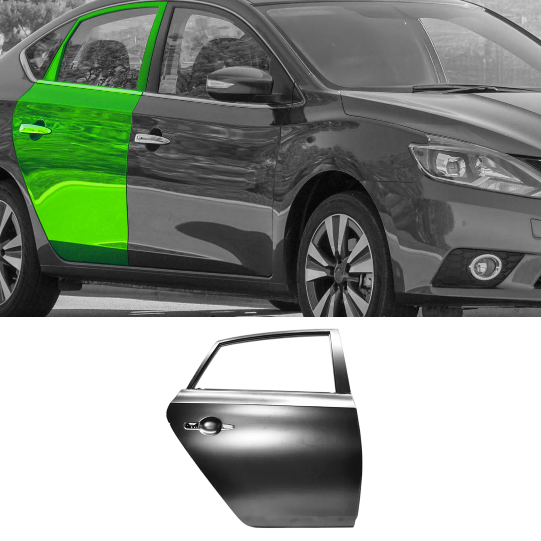 2013–2018 Nissan Sentra / OEM Style Steel Right Rear Door