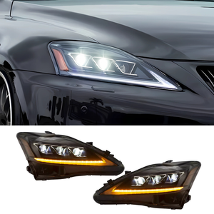 Pair 2006-2012 Lexus IS250 IS350 / LED Headlights
