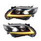 Pair 2011-2013 Toyota Corolla / Headlights with LED DRL