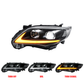 Pair 2011-2013 Toyota Corolla / Headlights with LED DRL
