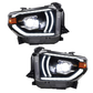 Pair 2014-2021 Toyota Tundra / LED Headlights with LED Lens