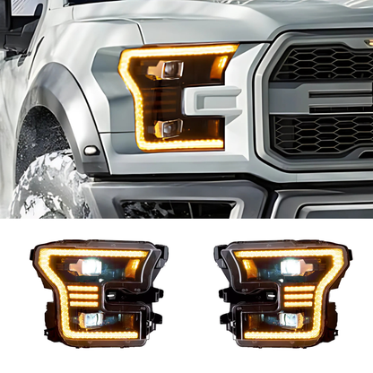 Pair 2015-2017 Ford F-150 / LED Headlights