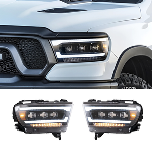 Pair 2019-2024 Dodge RAM 1500 / LED Projector Headlights