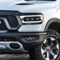 Pair 2019-2024 Dodge RAM 1500 / LED Projector Headlights