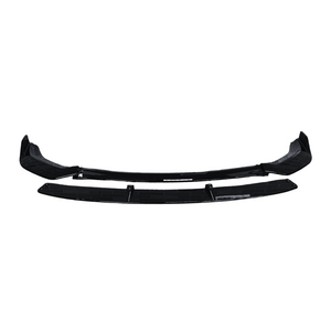 2015-2023 Dodge Charger / Rock Style Front Lip Gloss Black For Widebody