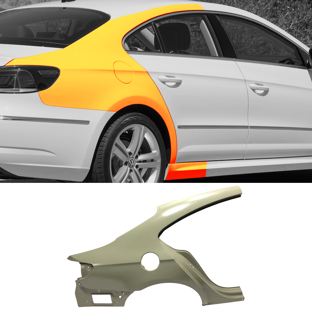 2009–2017 Volkswagen CC / OEM Style Steel Right Quarter Panel
