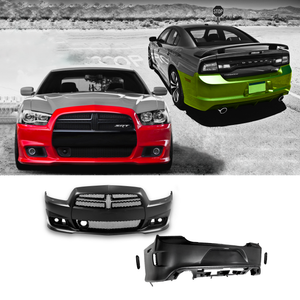 2008-2014 Dodge Charger SRT Style Front and Rear Bumper Body Kit