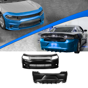 2015-2023 Dodge Charger SRT Hellcat Style Front and Rear Bumper Body Kit